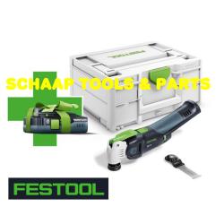 Accu Oscillerende VECTURO multitool machine OSC 18 Li E-basic in SYS3 M 187 | 576591